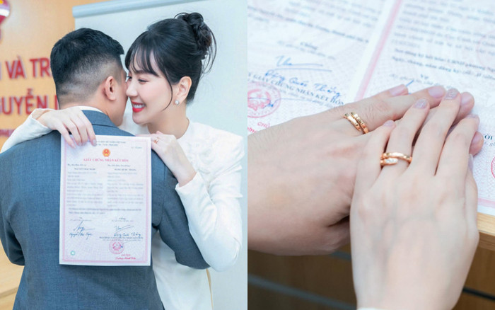 Choáng với giá tiền cặp nhẫn cưới của MC Mai Ngọc Ảnh 2