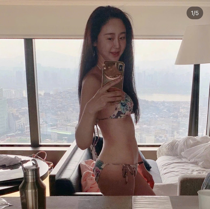 Nữ diễn viên chăm chỉ tập luyện để duy trì vóc dáng cân đối