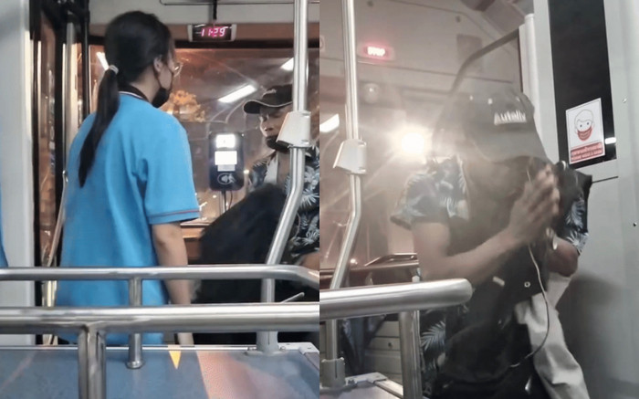 Bị quấy rối 2 lần trên xe buýt, cô gái nói một câu khiến kẻ biến thái phải quỳ gối xin tha Ảnh 2