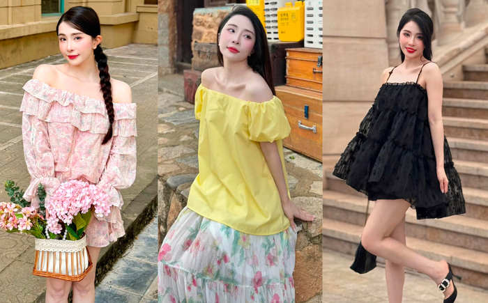 Thời trang đời thường của Quỳnh Nga xoay quanh 3 gam màu cơ bản gồm pastel, màu nóng và màu trung tính.