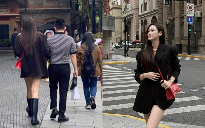 Hình ảnh Đỗ Thị Hà sánh đôi bên cạnh bạn trai thiếu gia. (Ảnh: Sưu tầm) 