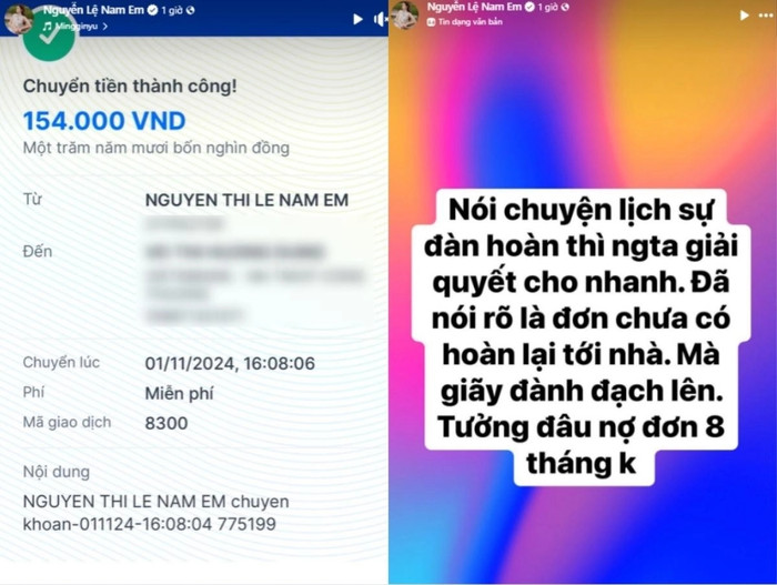 Nam Em từng bị nghi 'quỵt tiền' khi bán hàng online.