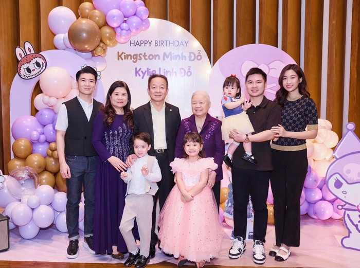 Toàn bộ thành viên trong gia đình chồng của Hoa hậu Đỗ Mỹ Linh.