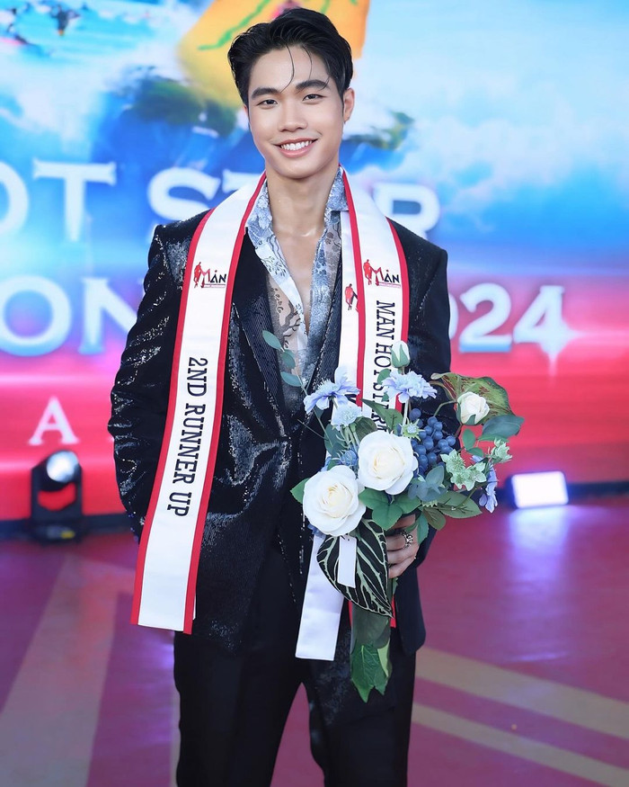 Khoảnh khắc đăng quang Á vương thế giới của đại diện Việt Nam - Vương Quốc Khánh.