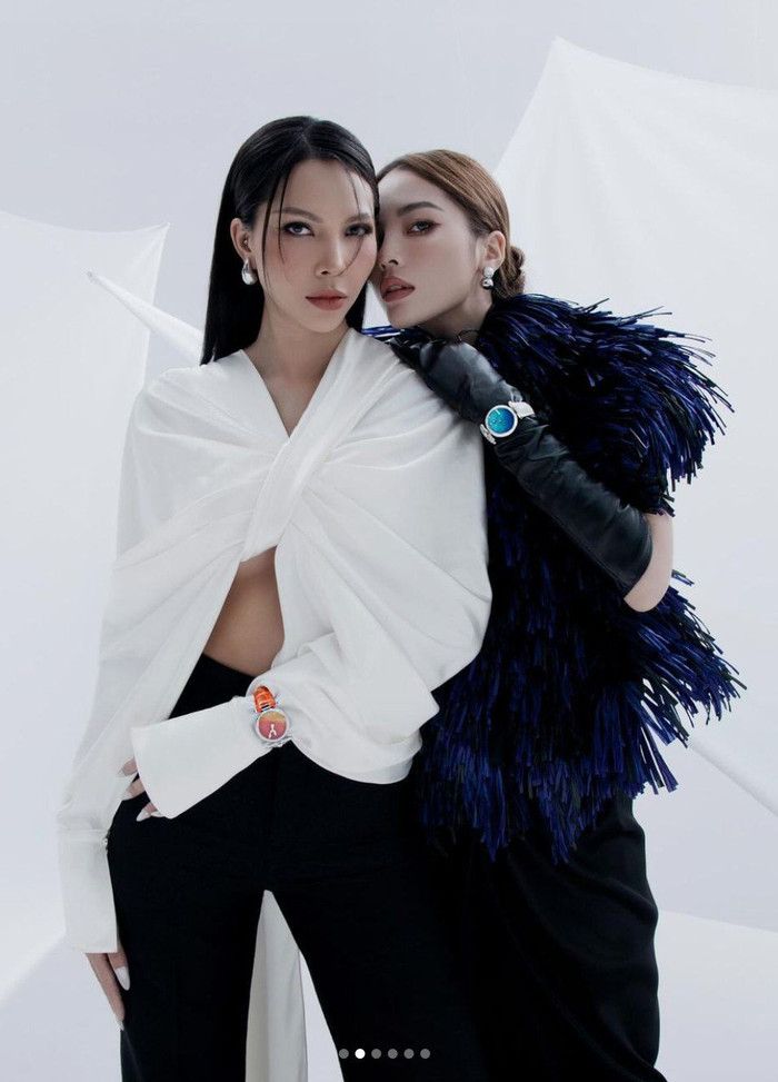 Lần gần đây nhất Minh Triệu - Kỳ Duyên chụp ảnh chung là từ đầu năm nay. Ảnh: Sưu tầm