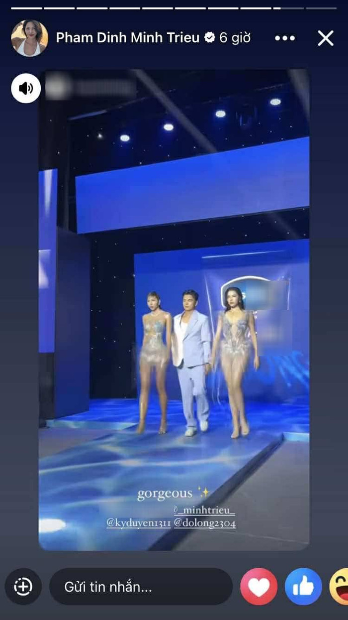 Minh Triệu đăng clip, tag tên Kỳ Duyên sau thời gian 'xa cách'. (Ảnh FBNV)