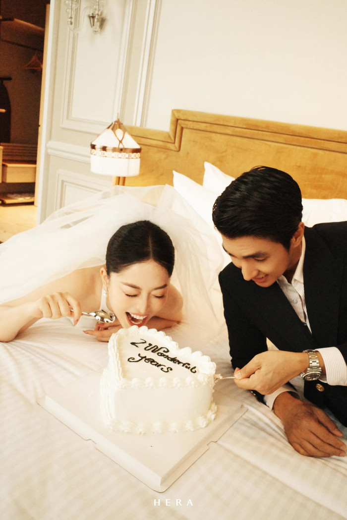 Chuyện tình yêu Bình An - Phương Nga khiến nhiều người ngưỡng mộ. Ảnh: FBNV