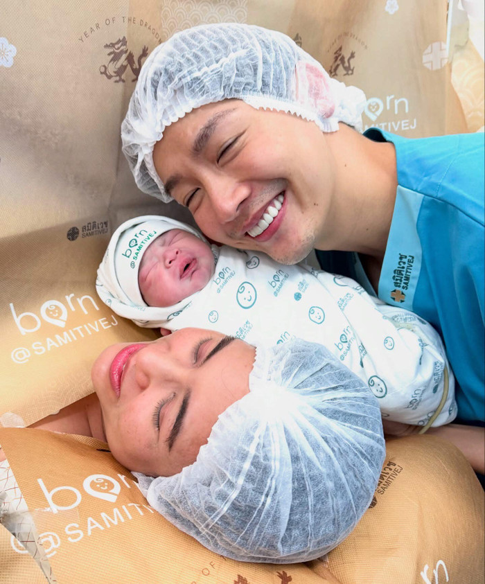 Những khoảnh khắc 'da kề da' gây xúc động của mẹ bầu và con mới chào đời.