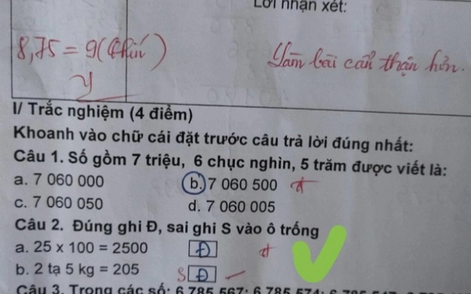 Bài toán '200 + 5 = 205' bị cô chấm sai, phụ huynh đăng đàn lên MXH lại bị chỉ trích Ảnh 2