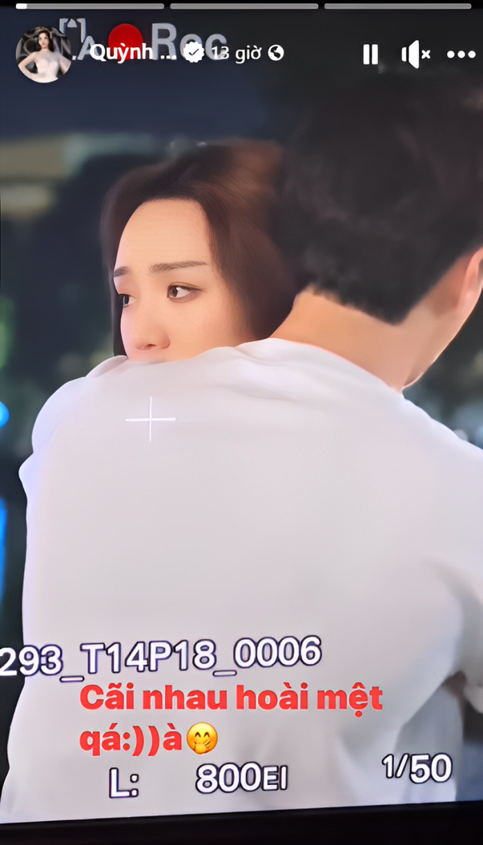 Quỳnh Kool công khai khoảnh khắc ôm chặt người đàn ông giấu mặt. 