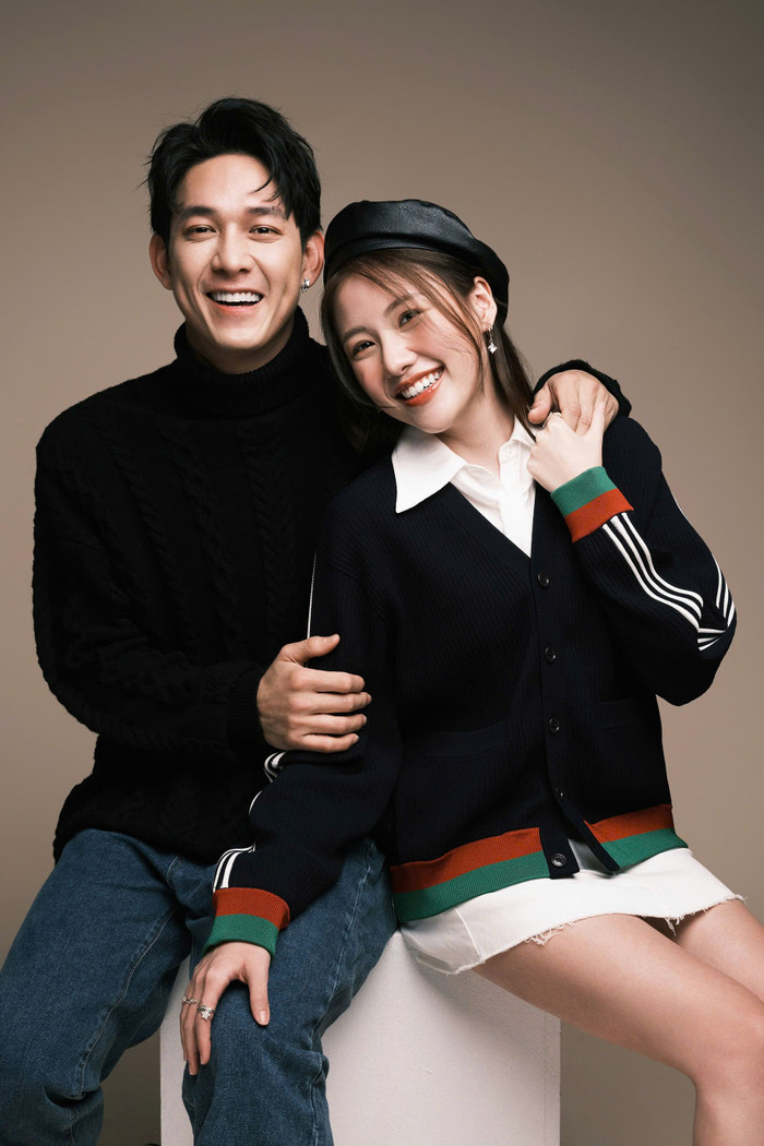 Cả 2 được nhận xét đẹp đôi từ trong phim đến ngoài đời thực. Ảnh: FBNV