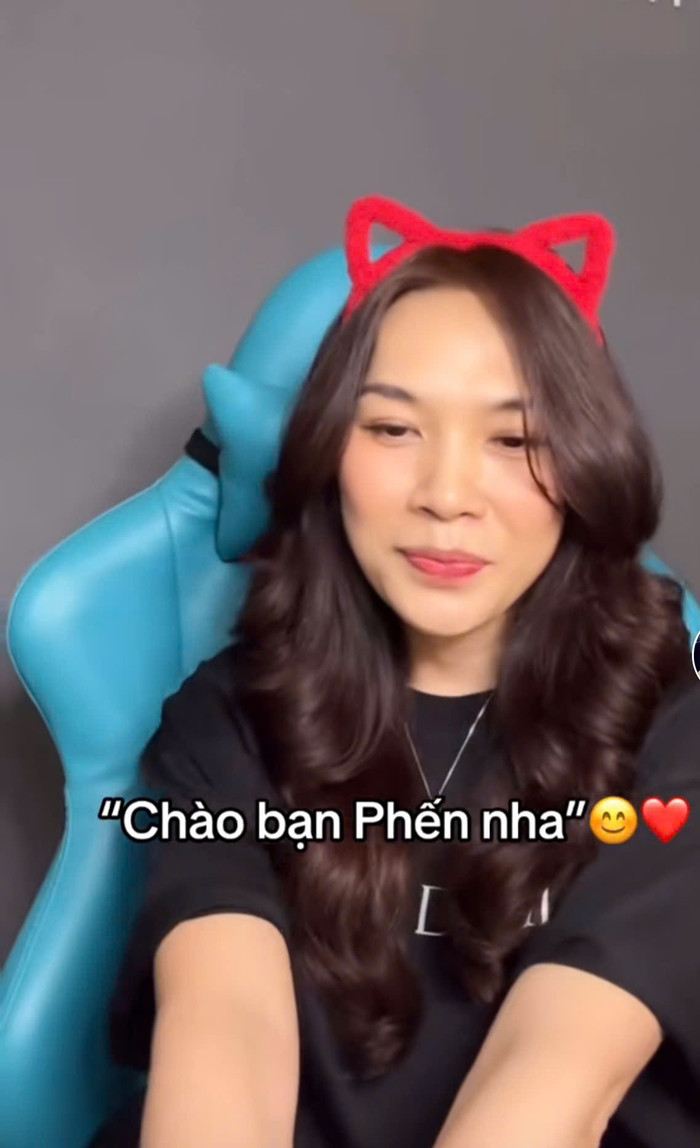 Mỹ Tâm phát hiện Mai Tài Phến âm thầm theo dõi livestream. Ảnh: TikTok Binh Tam Cam Thau