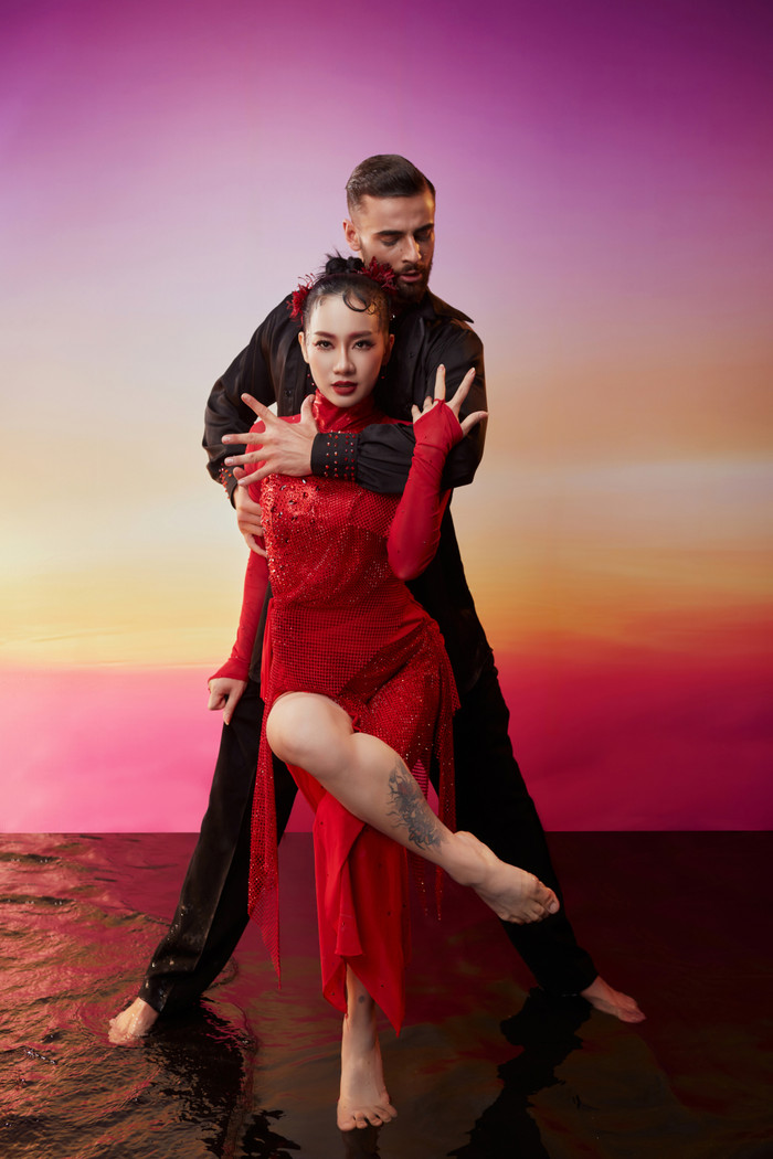 Tổng điểm tiết mục của Phạm Lịch và Boris Borisov là 28,5.