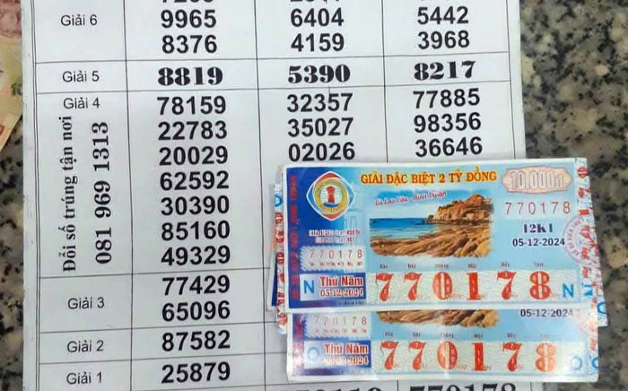 Trúng số gần 30 tỷ đồng nhưng chưa ai đến nhận tiền thưởng Ảnh 2