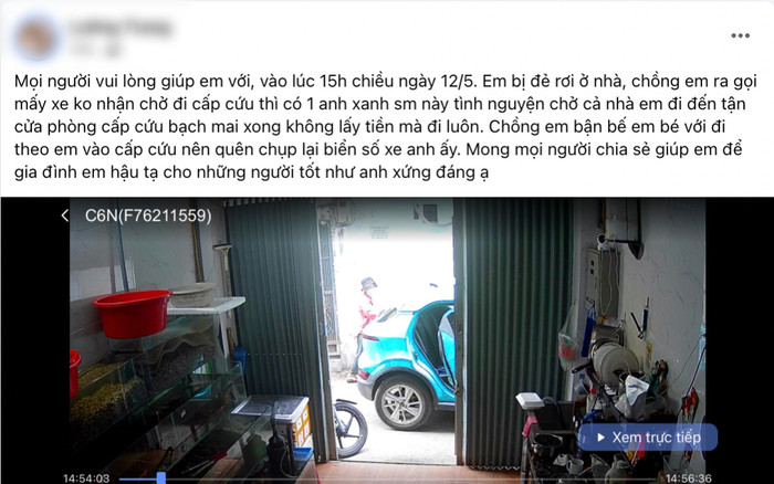 Người phụ nữ đẻ rơi tại nhà, tài xế taxi có hành động khiến cả cõi mạng truy tìm Ảnh 2