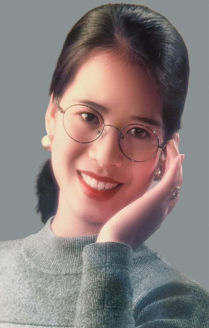 Nhan sắc của bạn gái Chí Trung thời trẻ. Ảnh: FBNV