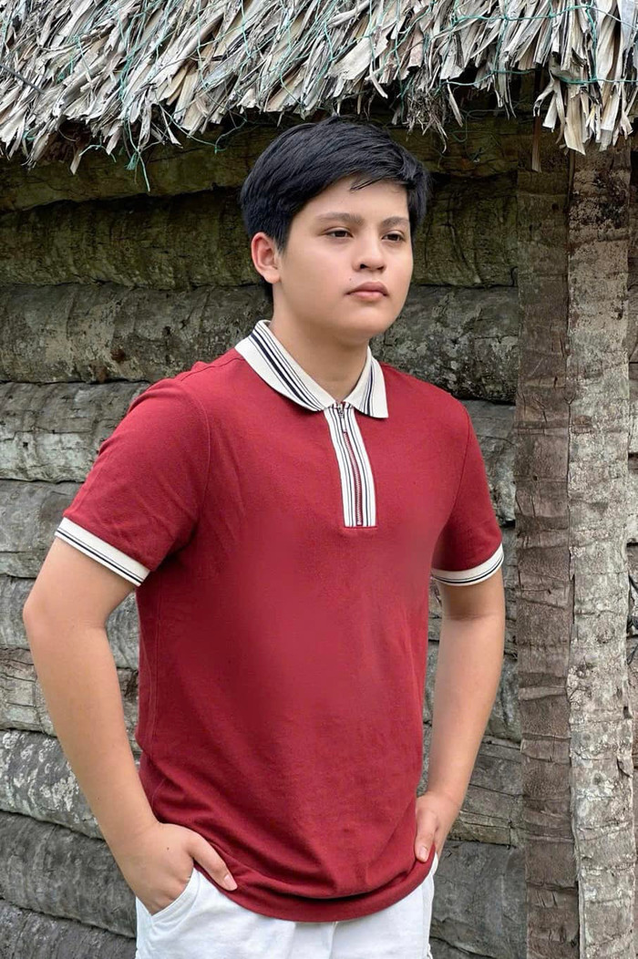 Bức ảnh của con trai 15 tuổi Cà Phê được Đức Thịnh đính kèm bài đăng.