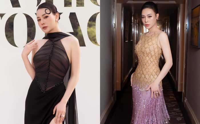 Công thức hàng hiệu ít khi được Phương Oanh áp dụng khi đi dự sự kiện.