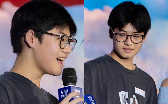 Con trai đầu lòng 13 tuổi đẹp như soái ca của Hứa Minh Đạt - Lâm Vỹ Dạ Ảnh 2