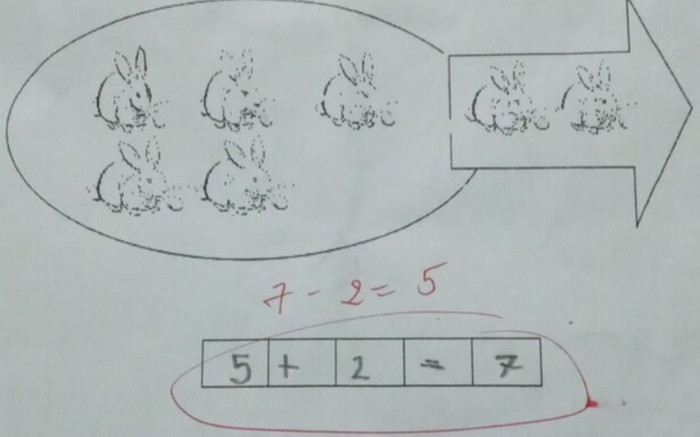Bài toán '5+2=7' bị chấm sai, cô giáo giải thích càng gây bức xúc hơn Ảnh 2