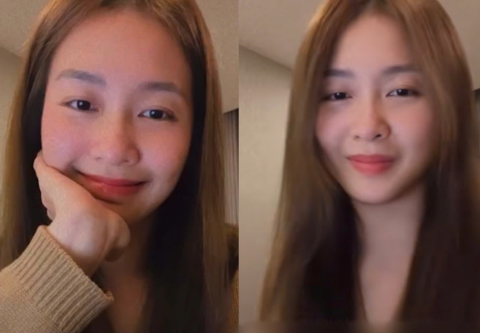 Khả Ngân lộ diện rạng rỡ, vui vẻ trò chuyện cùng người hâm mộ. (Ảnh: Chụp màn hình)