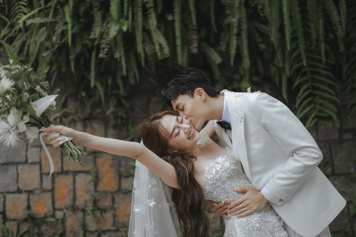 Phương Lan và Phan Đạt tổ chức đám cưới hồi cuối năm 2023. (Ảnh FBNV)