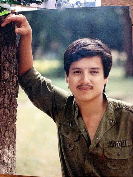 Nghệ sĩ Chí Trung thời trẻ. Ảnh: FBNV
