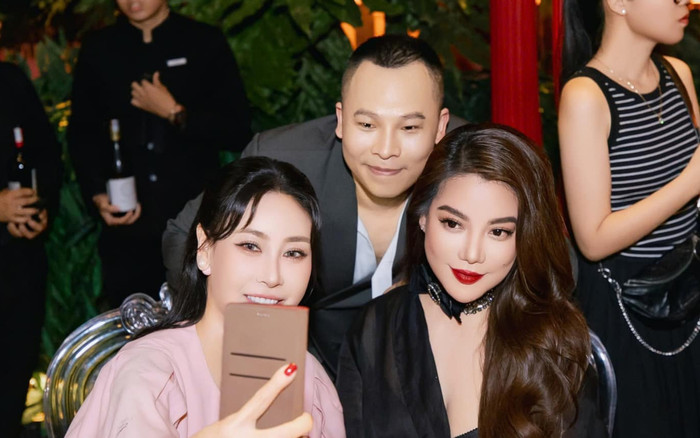 Trương Ngọc Ánh diện đồ gợi cảm trong sinh nhật Vũ Khắc Tiệp Ảnh 2