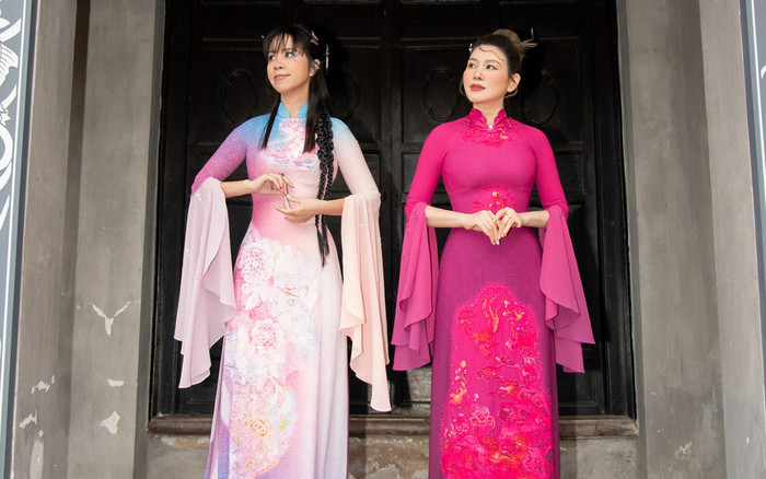 Xu hướng áo dài truyền thống đón Tết Nguyên Đán 2024 Ảnh 2