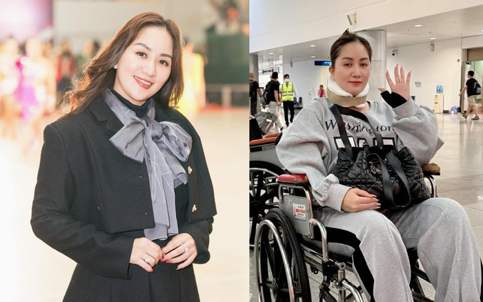 Khánh Thi thừa nhận 'tham làm việc', hé lộ hình ảnh ngồi xe lăn hậu phẫu thuật ở nước ngoài Ảnh 2