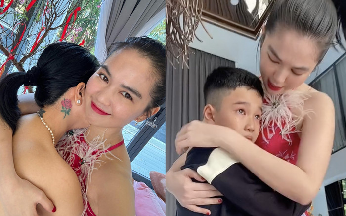 Gia đình Ngọc Trinh làm gì vào mùng 1 Tết 2024 khi con gái trở về? Ảnh 2