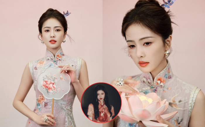 Bạch Lộc tung ảnh mặc sườn xám cực đẹp, thành công đánh bại huyền thoại Cúc Tịnh Y Ảnh 2