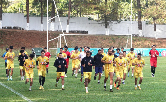 HAGL và nhiều đội ở V.League đã trở lại tập luyện từ chiều nay. Ảnh: HAGL