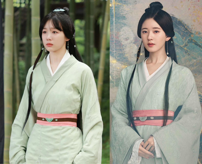 Từ Mộng Khiết nhiều lần cosplay hình ảnh của Triệu Lộ Tư nhưng cả nhan sắc và thần thái đều kém xa. 