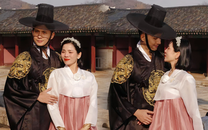 Lệ Quyên hóa 'tiểu thư Hàn', tình tứ bên người yêu Ảnh 2