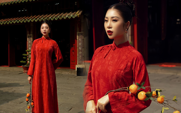 Vui hội ngày xuân, Miss Earth Lan Anh không quên thực hiện 1 điều Ảnh 2