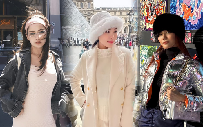 Dàn người đẹp Việt mặc gì trong dịp du xuân 2024 nơi xứ người? Ảnh 2