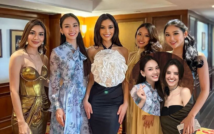 Mai Phương đọ sắc cùng đối thủ ở Miss World 2023 Ảnh 2