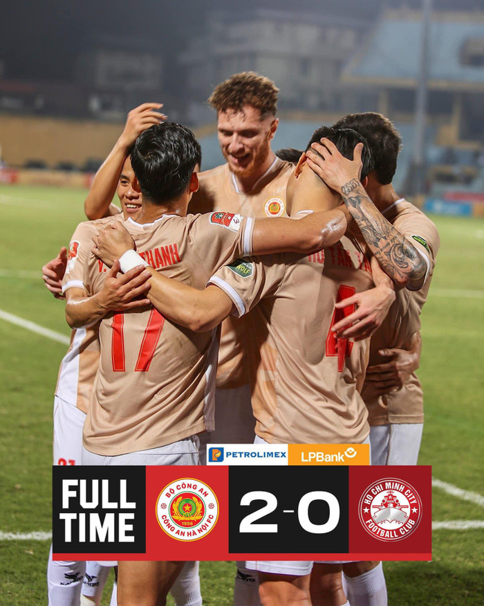 CLB CAHN đã đánh bại TPHCM 2-0 trong ngày ra mắt HLV Kiatisuk. Ảnh: CLB CAHN