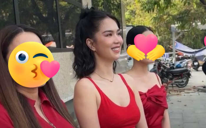 Ngọc Trinh xuất hiện trong livestream sáng mùng 10 Tết, nhan sắc qua cam thường gây chú ý Ảnh 2