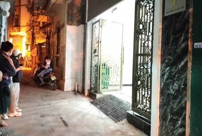 Chung cư mini trong con ngõ ở Cầu Giấy, Hà Nội - nơi tìm thấy thi thể của cô gái trẻ xấu số