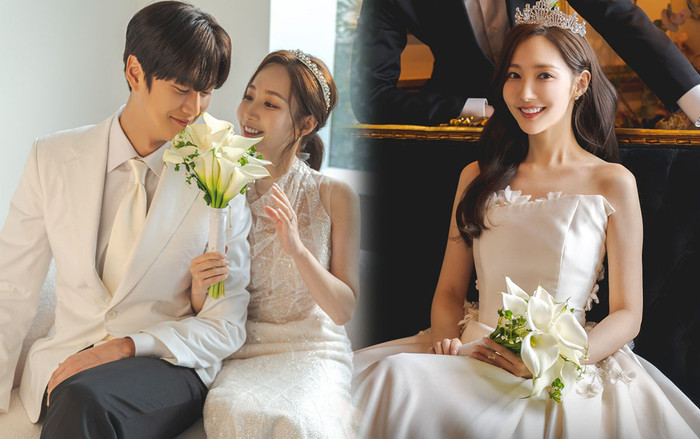 Park Min Young chính thức mặc lên xe hoa về nhà chồng, nhan sắc cô dâu chuẩn nữ thần quốc dân Ảnh 2