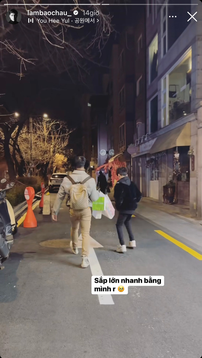 Lâm Bảo Châu thể hiện mối quan hệ tốt đẹp, thân thiết với con trai Lệ Quyên