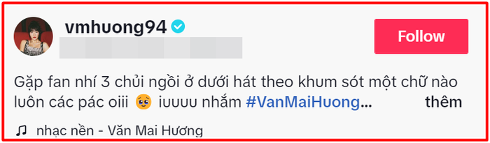 Khán giả 3 tuổi thể hiện tình cảm với ca khúc của Văn Mai Hương qua một hành động Ảnh 2