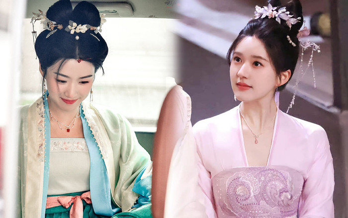 Cùng một kiểu tạo hình, con gái cưng của Vu Chính đẹp thế nào mà được khen áp đảo Triệu Lộ Tư? Ảnh 2