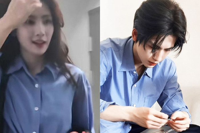 Bạch Lộc - Trương Lăng Hách bị nghi mặc áo đôi. 