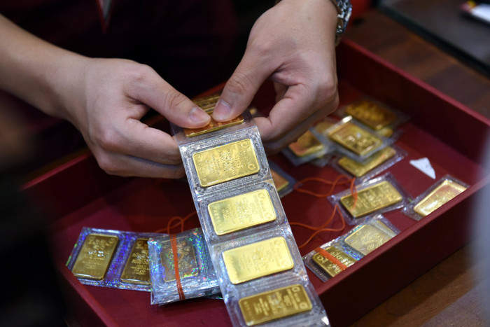 Vàng SJC hôm nay (24/2) biến động không ngừng. Ảnh minh họa