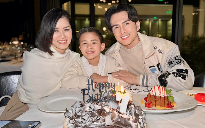 Đan Trường hội ngộ cùng vợ cũ tổ chức sinh nhật cho quý tử Ảnh 2