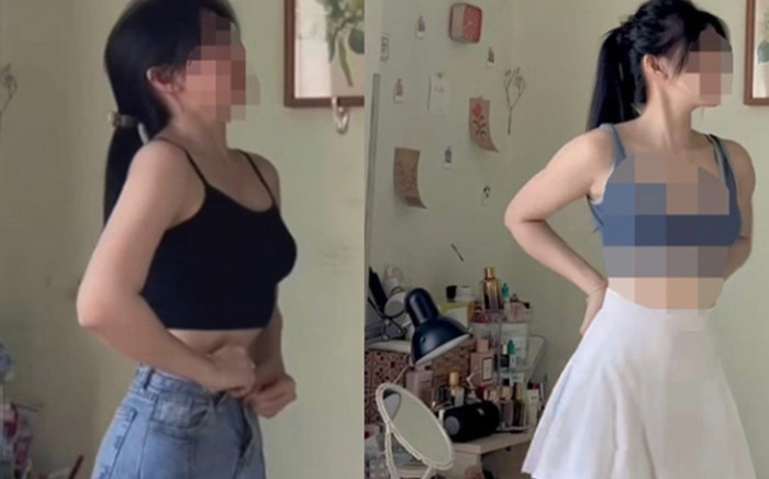 Khi Tiktok hóa 'phòng thay đồ' online, khoe nội y khiến người xem đỏ mặt Ảnh 2