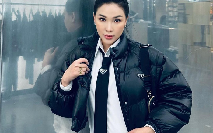 Quỳnh Thư áp dụng công thức phối đồ cơ bản khi lần đầu mang bầu Ảnh 2